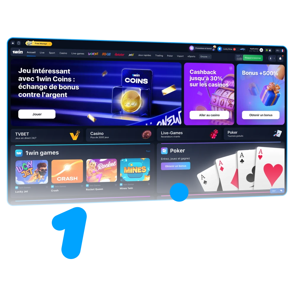 En savoir plus sur le casino 1Win au Burkina Faso.