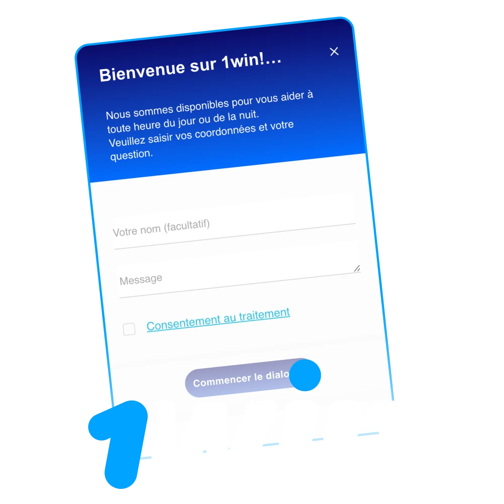 1Win s'engage à fournir un service client rapide et efficace.