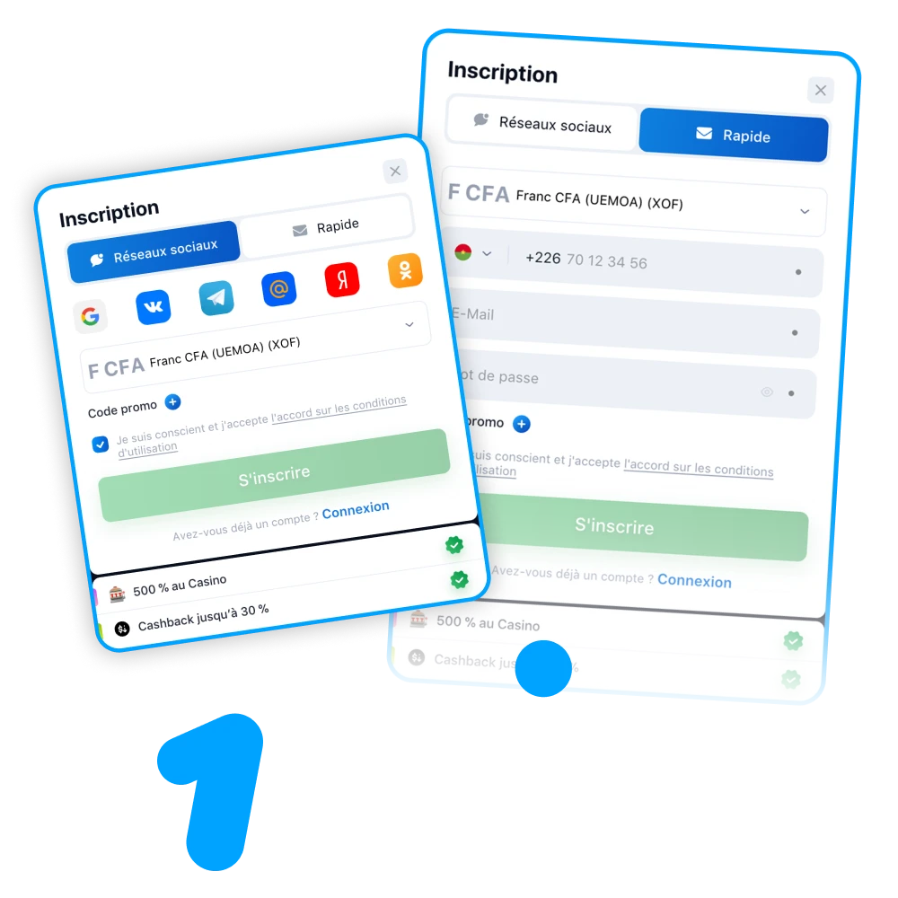 Créez un compte sur 1Win et recevez un bonus de bienvenue.