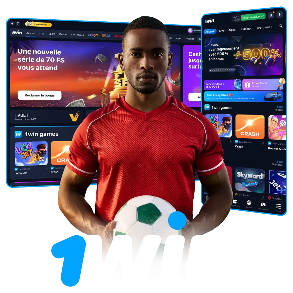 Aller sur la plateforme officielle du casino 1Win au Burkina Faso.