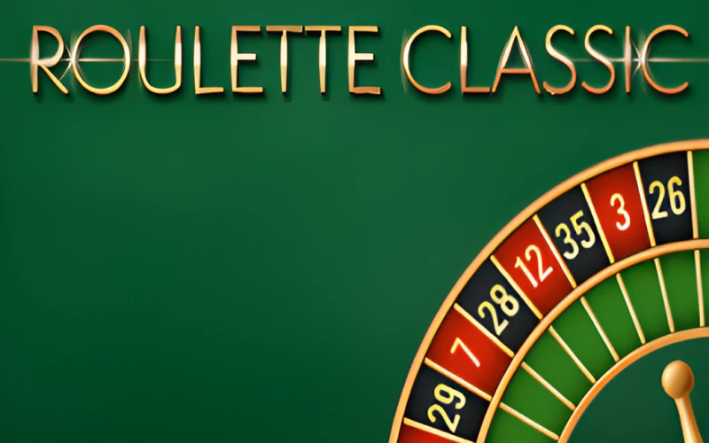 Profitez de la roulette classique sur la plateforme 1Win.
