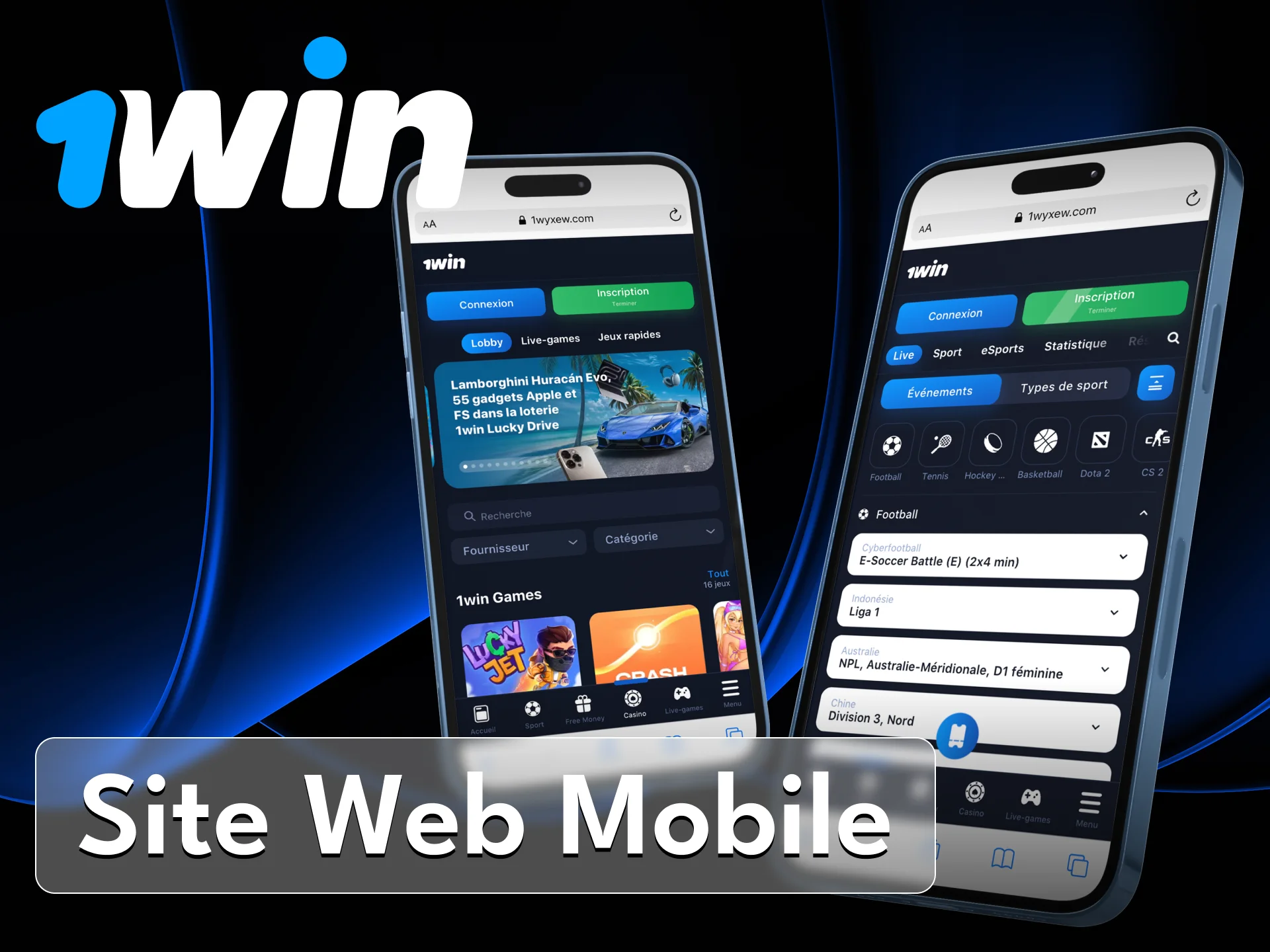 Vous pouvez jouer au casino en ligne 1Win sur votre téléphone sans télécharger l'application.