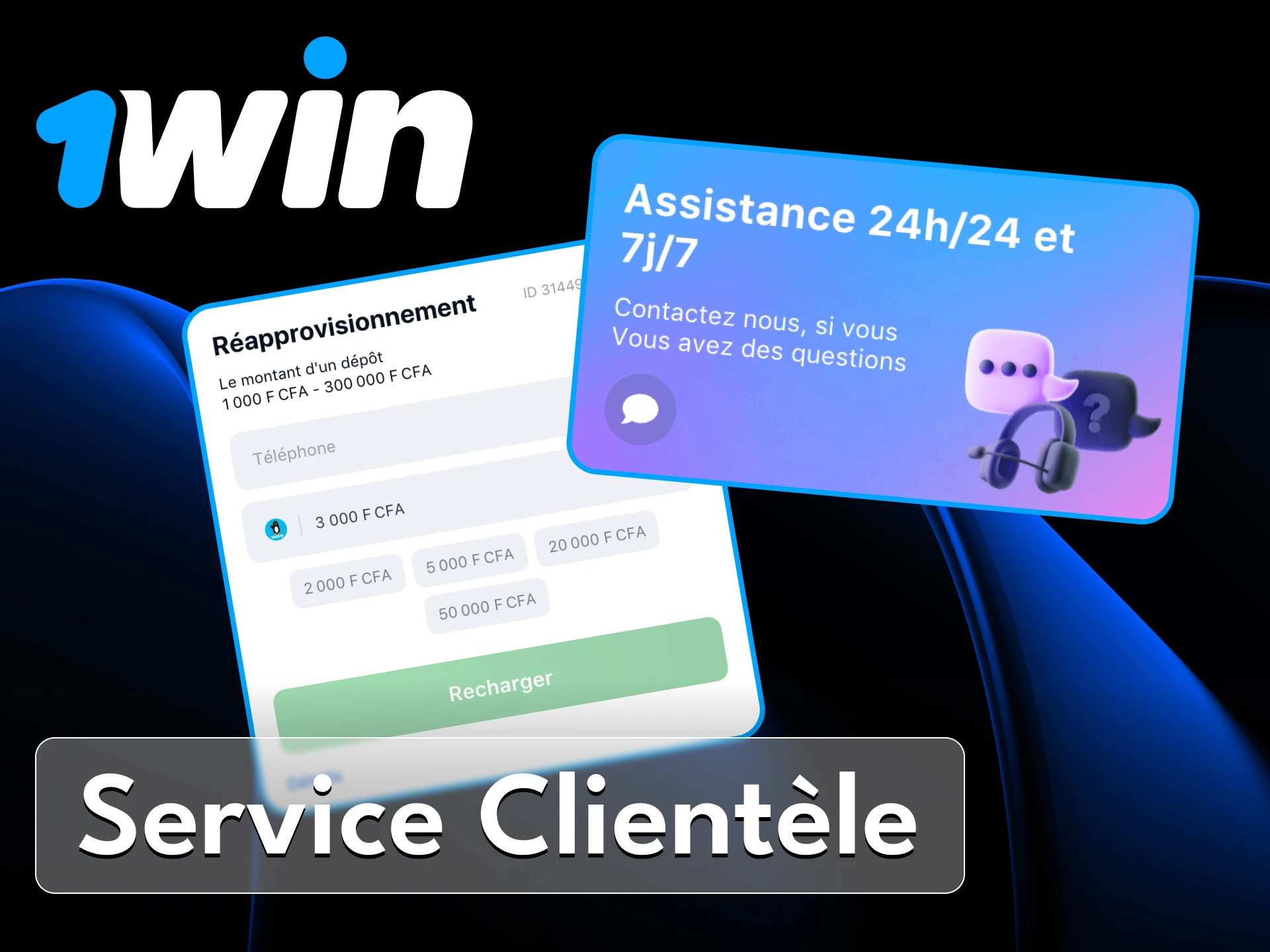 Si vous rencontrez des problèmes avec les paiements, veuillez contacter le service d'assistance technique du casino en ligne 1Win.