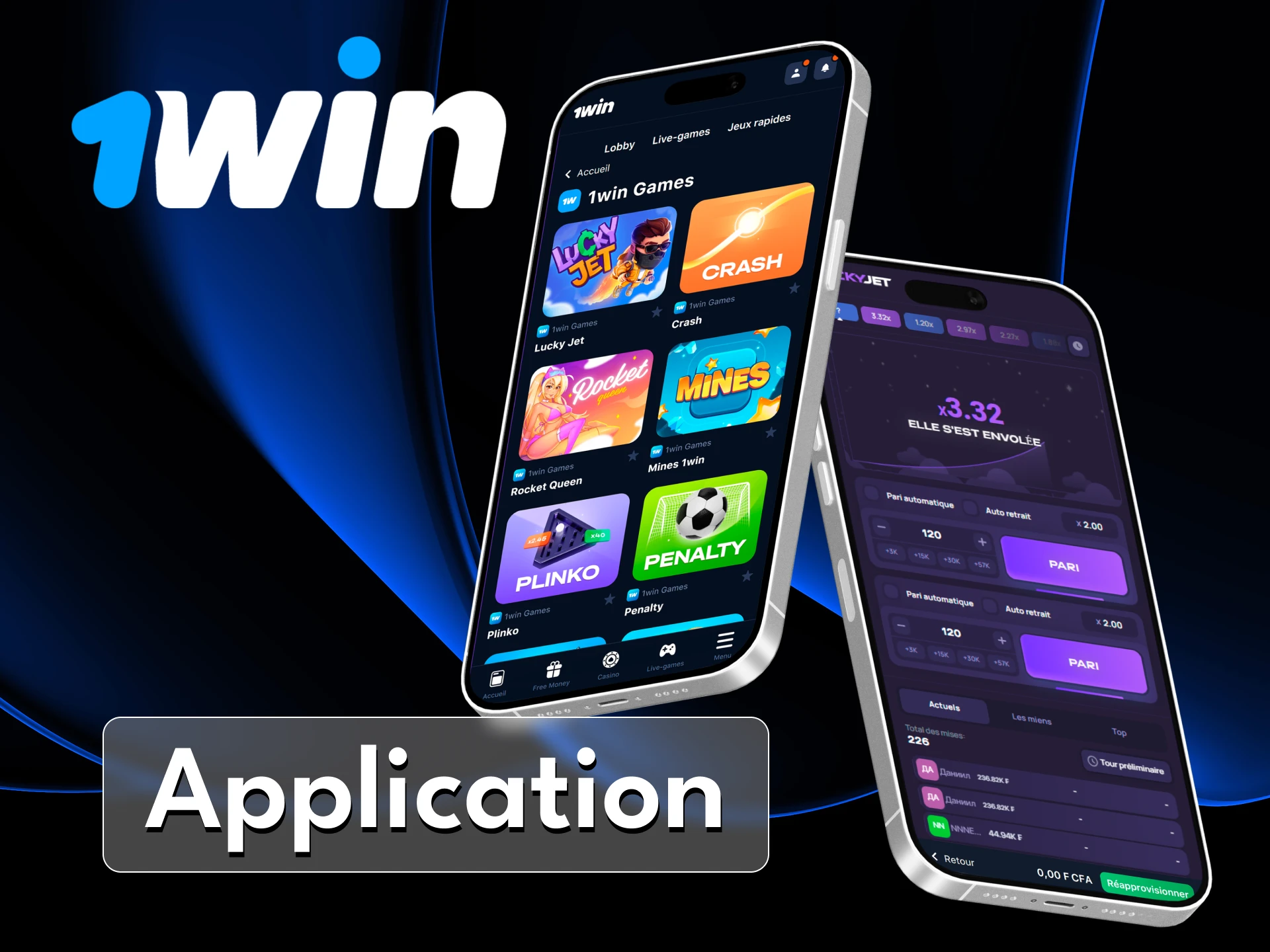 Jouez à Lucky Jet sur l’application officielle 1Win pour une expérience de jeu passionnante.