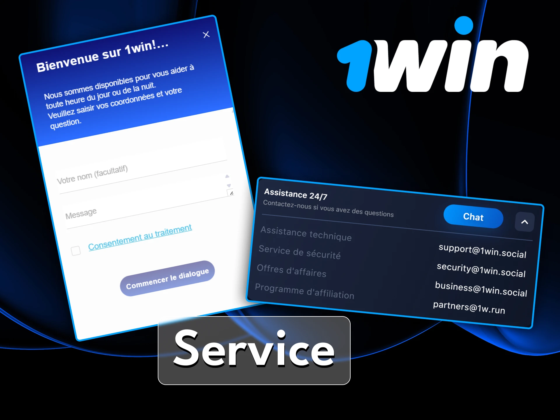 Le service client professionnel de 1Win est disponible 24h/24 pour aider les joueurs de Lucky Jet sur le site officiel.