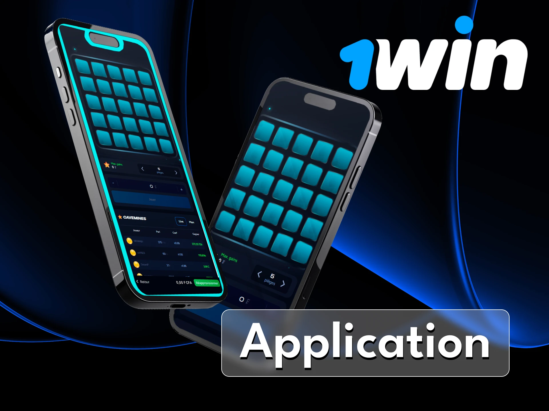 Téléchargez l’application officielle 1Win pour jouer au jeu Mines facilement depuis votre téléphone.