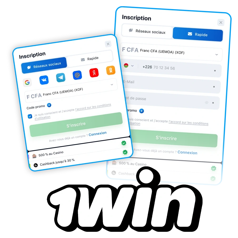 Créez un compte sur 1Win et recevez un bonus de bienvenue.