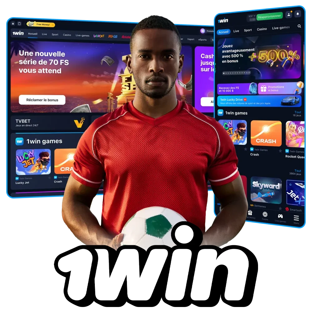 Aller sur la plateforme officielle du casino 1Win au Burkina Faso.