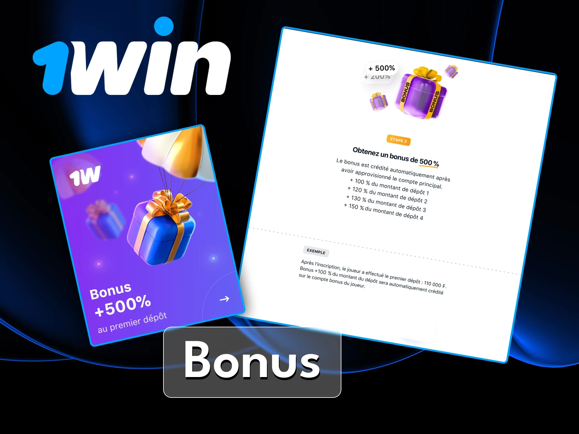 Profitez des bonus exclusifs sur 1Win pour vos paris sur le football.